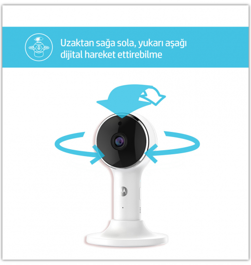 Motorola WM-LUX64 Wifi Connect 4.3 FHD LCD Dijital Bebek Kamerası - 2