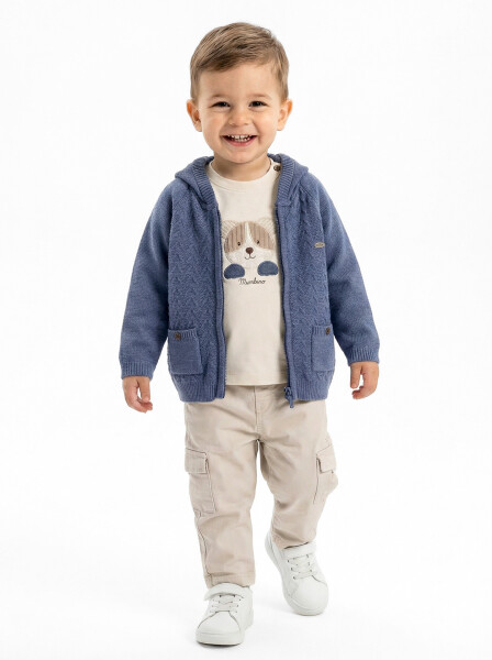 Erkek Çocuk Alt Üst Takım 6-24 Ay 31074 Mavi - 3