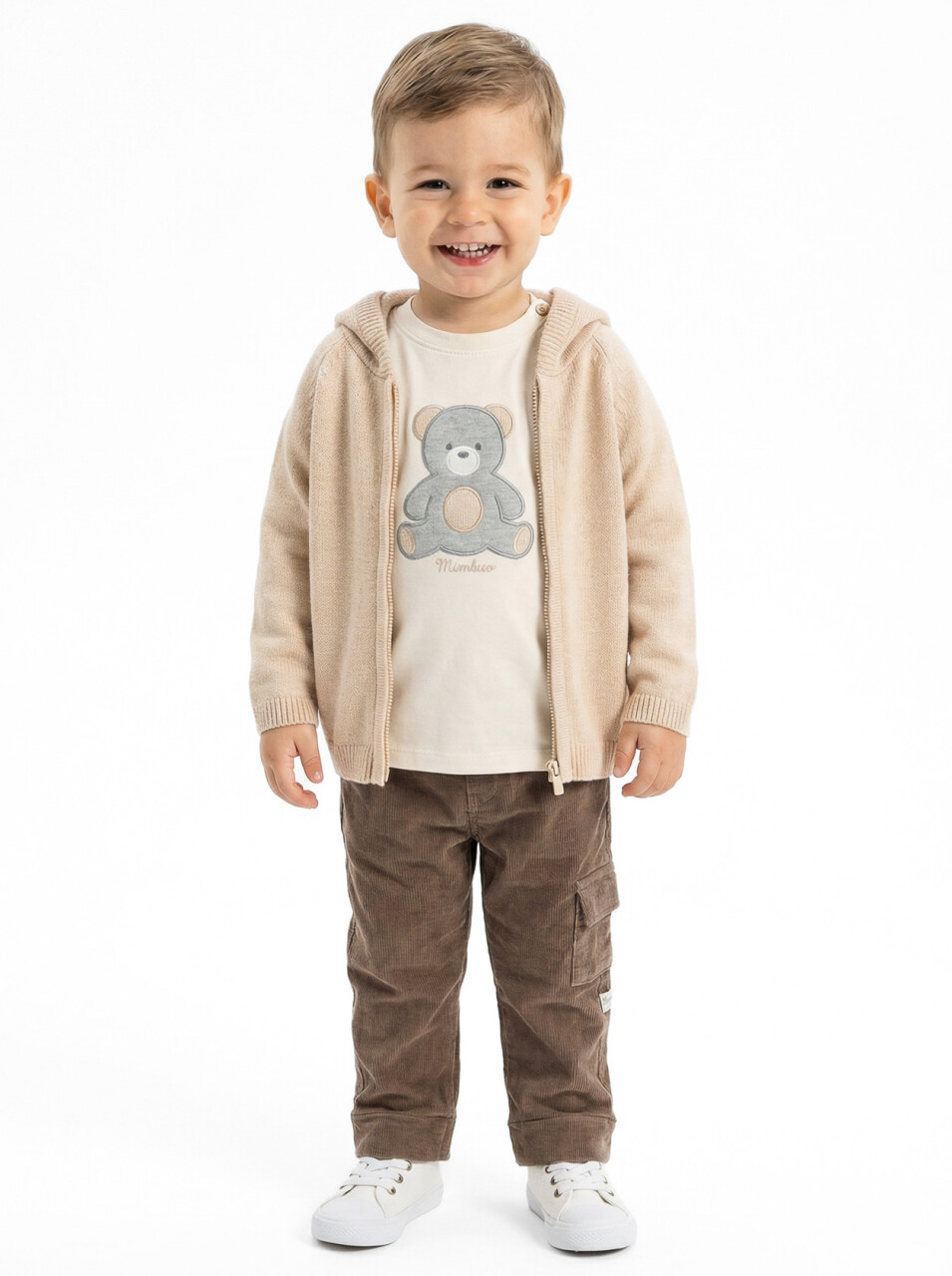 Erkek Çocuk Alt Üst Takım 6-24 Ay 31072 Gri - 3