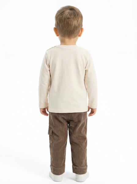 Erkek Çocuk Alt Üst Takım 6-24 Ay 31072 Gri - 6