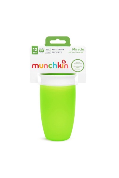 Munchkin Mucize 360° Alıştırma Bardağı 12 Ay+ 296 ml 90316 Yeşil - 5
