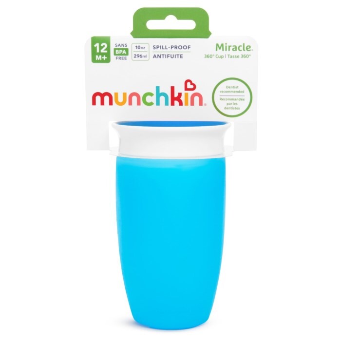 Munchkin Mucize 360° Alıştırma Bardağı 12 Ay+ 296 ml 90316 Mavi - 5