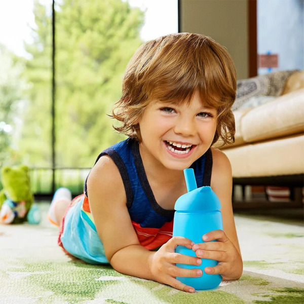 Munchkin Simple Clean Pipetli Alıştırma Bardağı 12+ Ay 296 ml Mavi - 5
