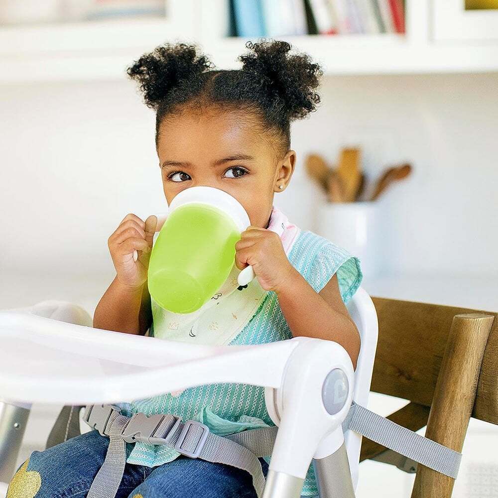 كوب تدريب مونشكين ميراكل 360 درجة، مناسب للأطفال من عمر 6 أشهر فما فوق، سعة 207 مل، لون أخضر - 4