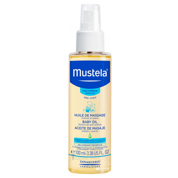 Mustela Bebek Bakım Masaj Yağı 100 ml - Mustela