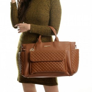 M&Y Athena Deri Anne Bebek Bakım Çantası 7110 Taba - 5