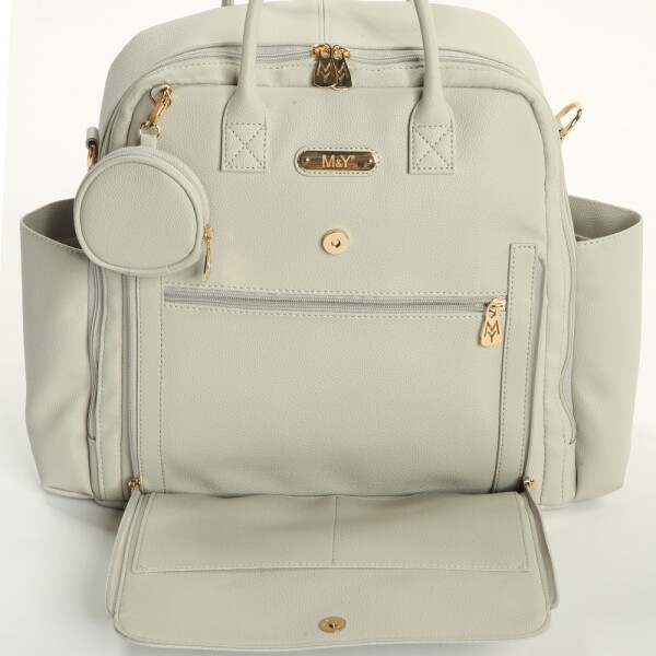 M&Y Maia Anne Bebek Bakım Sırt Çantası 7310 Gri - 3