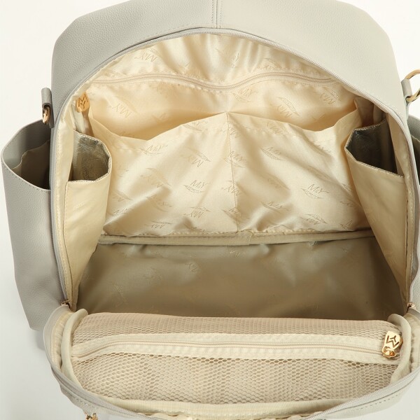 M&Y Maia Anne Bebek Bakım Sırt Çantası 7310 Gri - 4