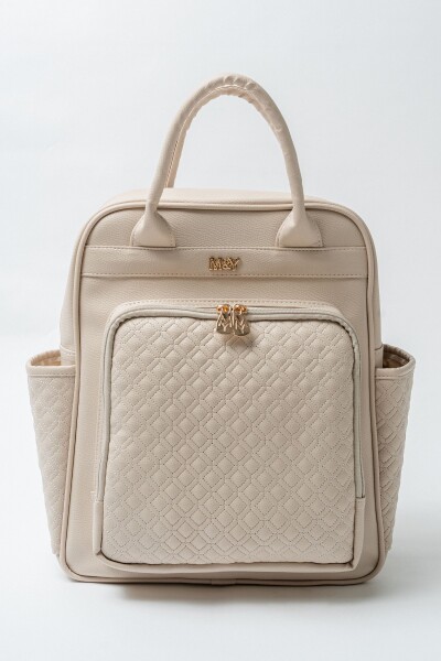 M&Y Mia Anne Bebek Bakım Sırt Çantası 7350 Krem - M&Y