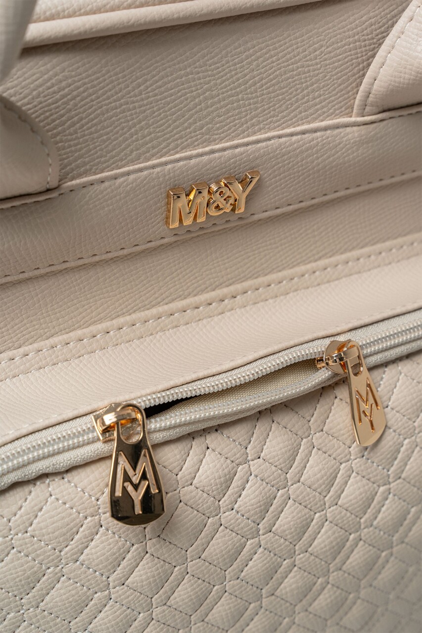 M&Y Mia Anne Bebek Bakım Sırt Çantası 7350 Krem - 2