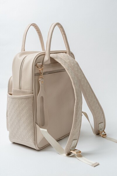 M&Y Mia Anne Bebek Bakım Sırt Çantası 7350 Krem - 4