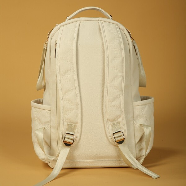 M&Y Oeste Deri Anne Bebek Bakım Sırt Çantası 7300 Krem - 2