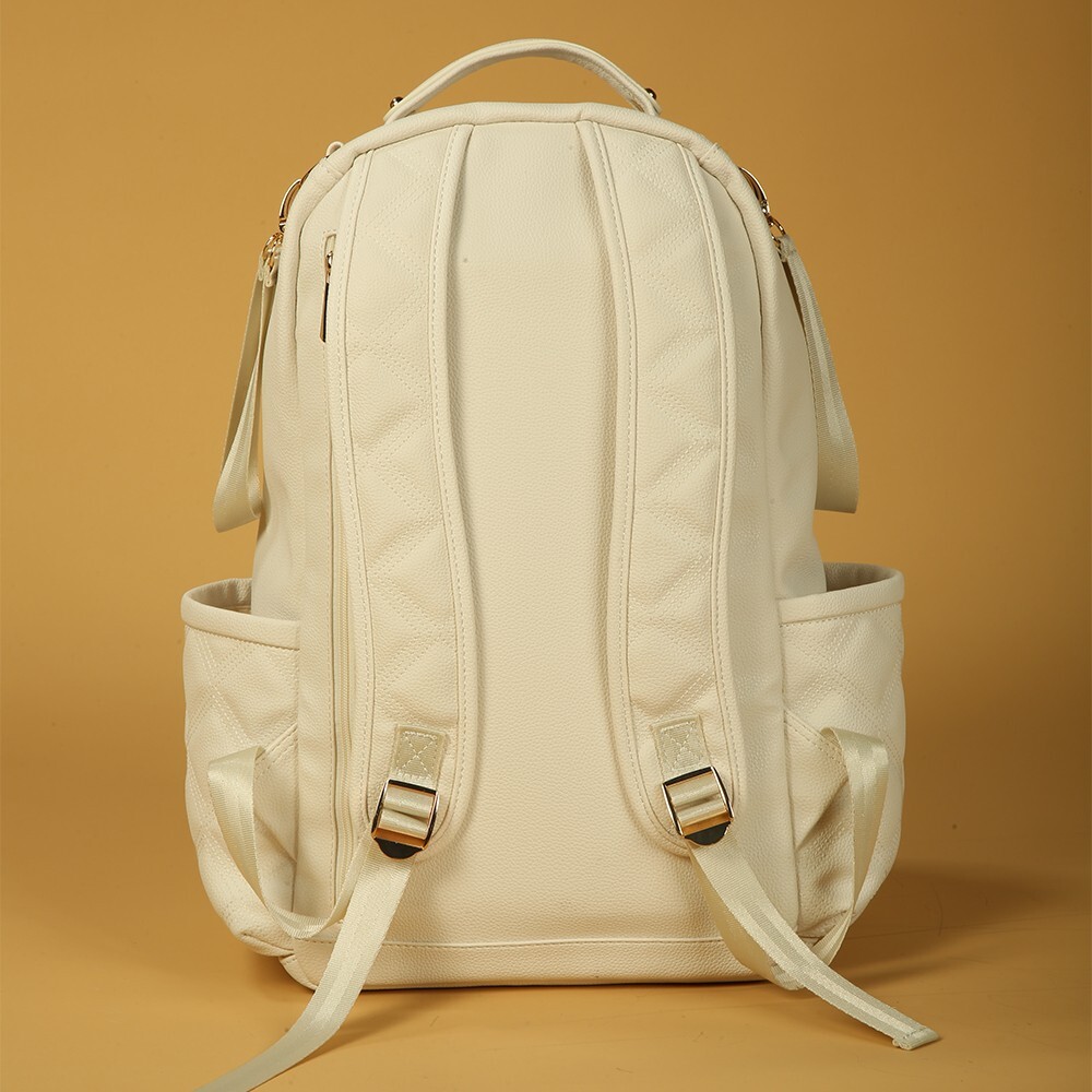 M&Y Oeste Deri Anne Bebek Bakım Sırt Çantası 7300 Krem - 2