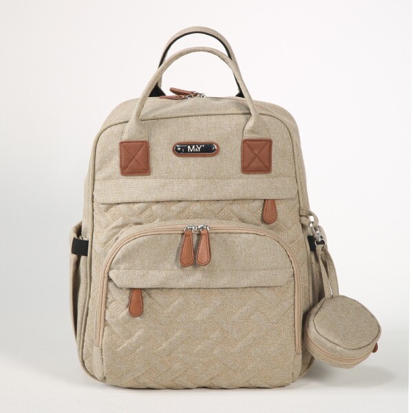 M&Y Lucky Anne Bebek Bakım Sırt Çantası 6690 Vizon - M&Y