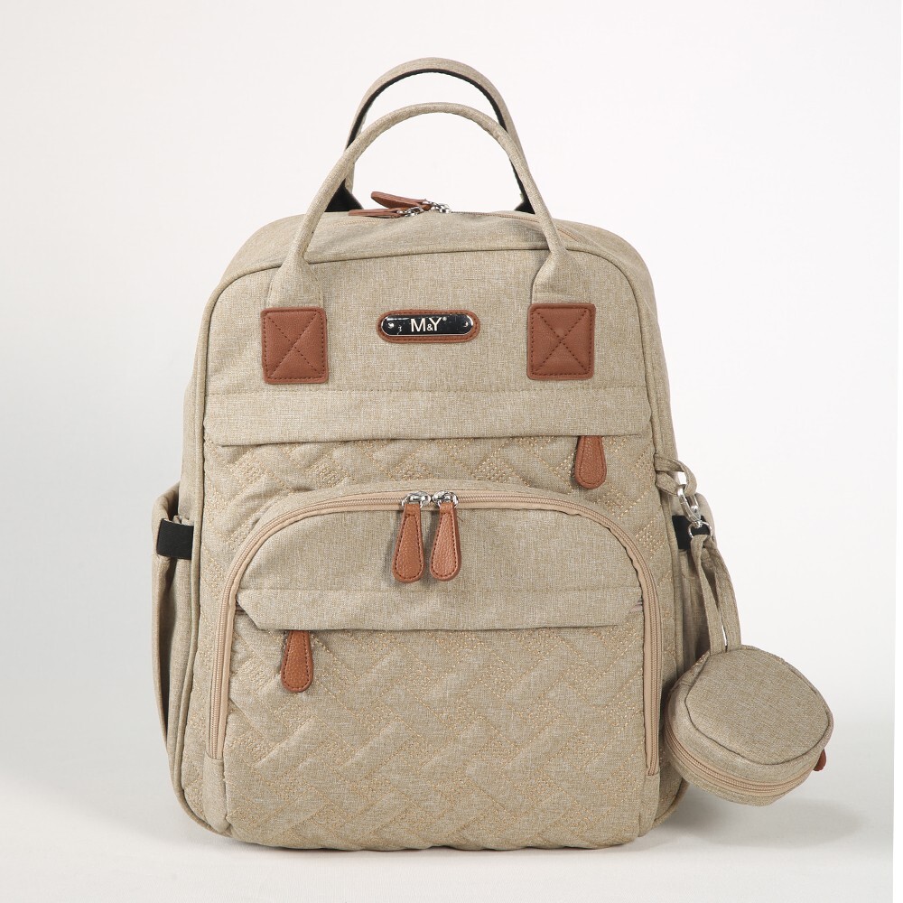 M&Y Lucky Anne Bebek Bakım Sırt Çantası 6690 Vizon - 1