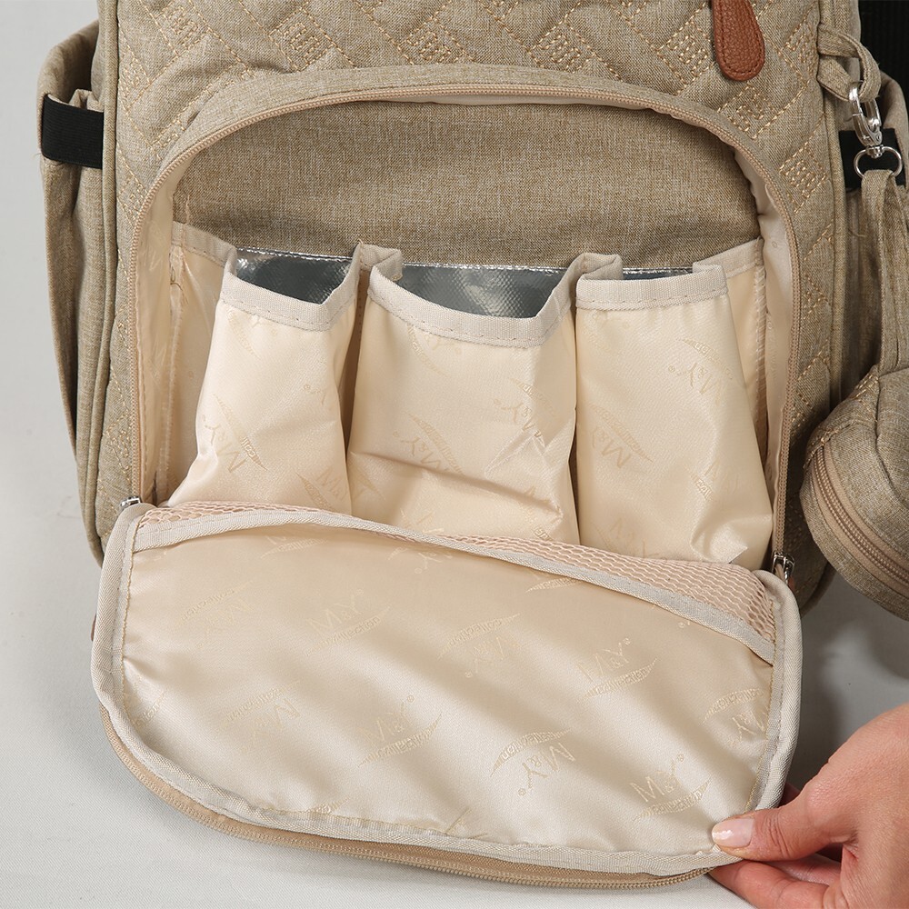 M&Y Lucky Anne Bebek Bakım Sırt Çantası 6690 Vizon - 5