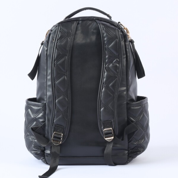 M&Y Oeste Deri Anne Bebek Bakım Sırt Çantası 7300 Siyah - 2