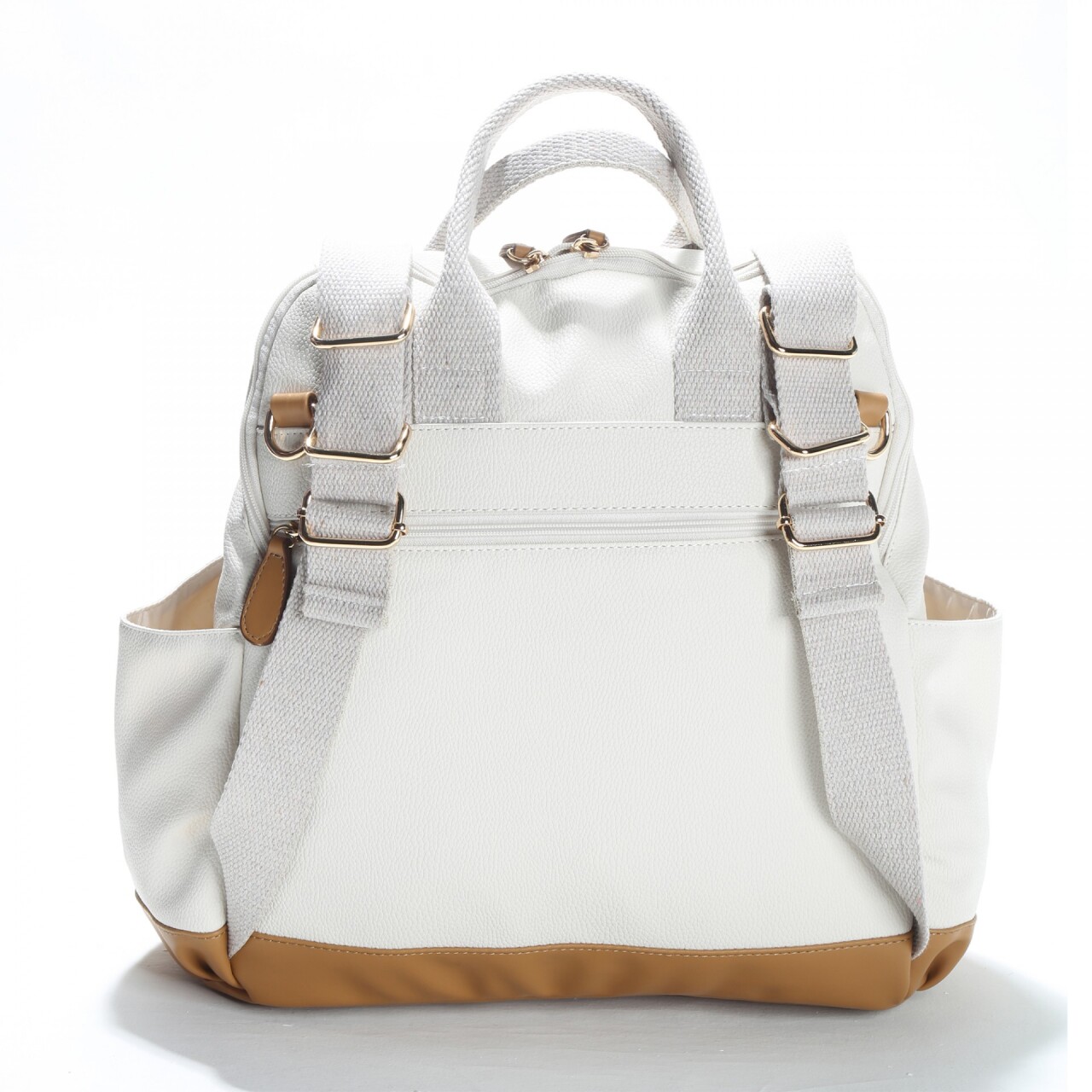 M&Y Holifera Deri Anne Bebek Bakım Sırt Çantası 7260 Krem - 2