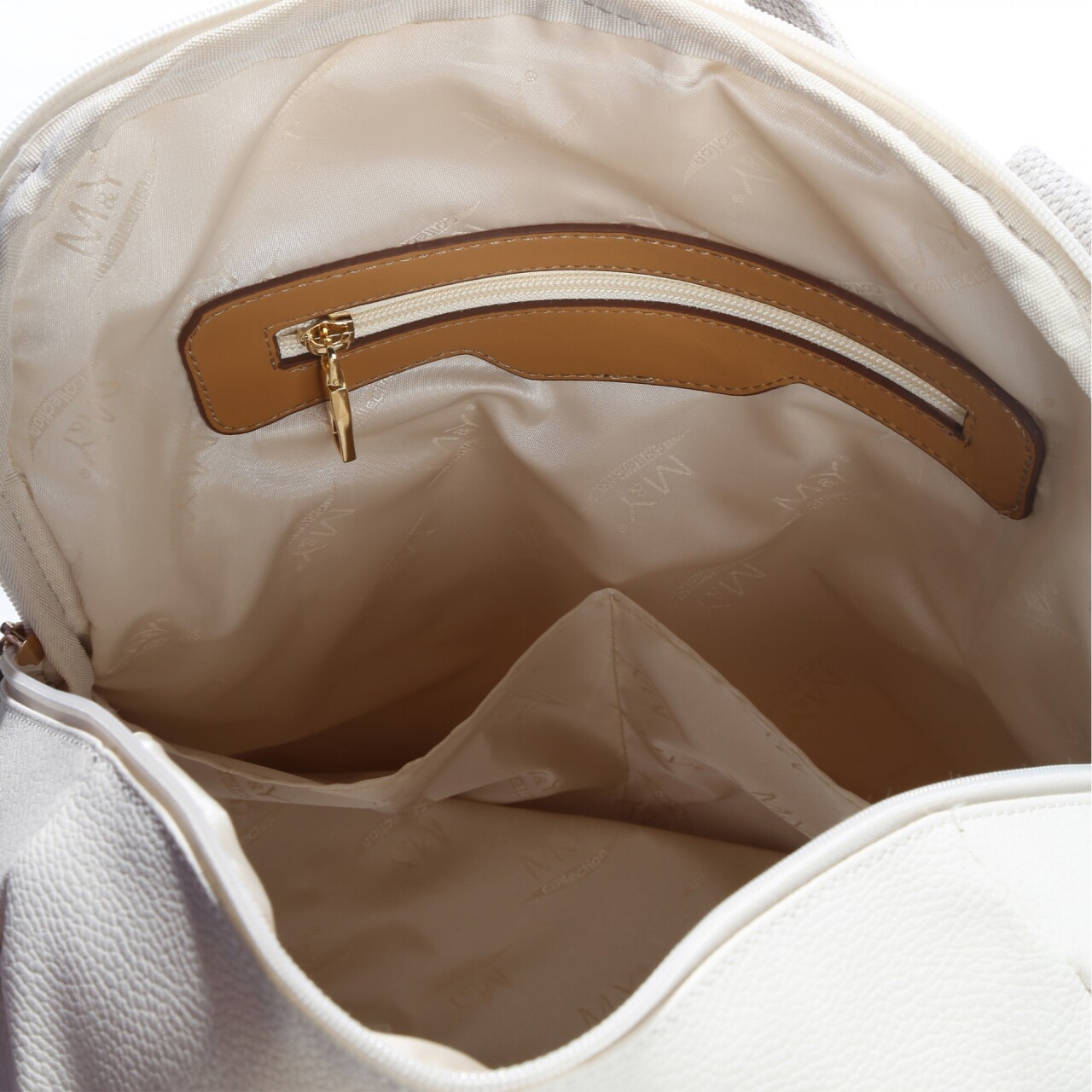 M&Y Holifera Deri Anne Bebek Bakım Sırt Çantası 7260 Krem - 5