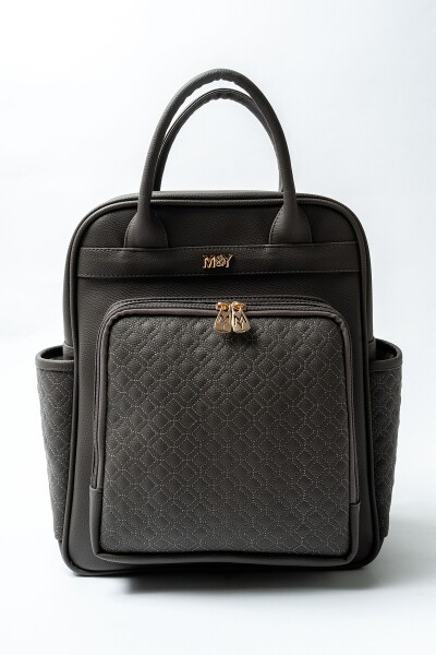 M&Y Mia Anne Bebek Bakım Sırt Çantası 7350 Gri - M&Y