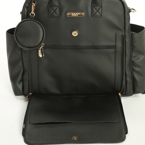 M&Y Maia Anne Bebek Bakım Sırt Çantası 7310 Siyah - 2