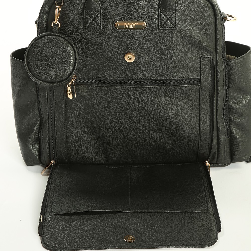 M&Y Maia Anne Bebek Bakım Sırt Çantası 7310 Siyah - 2