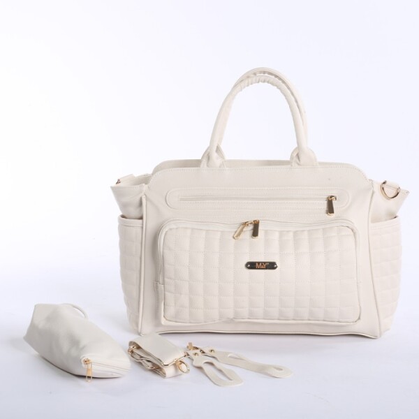 M&Y Juno Deri Anne Bebek Bakım Çantası 7281 Krem - M&Y