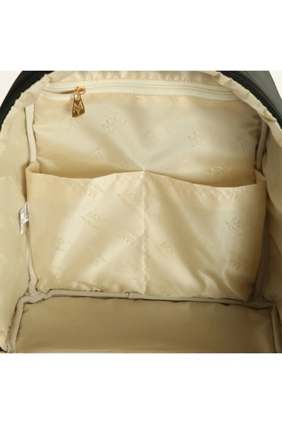 حقيبة ظهر للعناية بالأم والطفل من إم آند واي دايموند، رقم 7345، لون أسود - 5