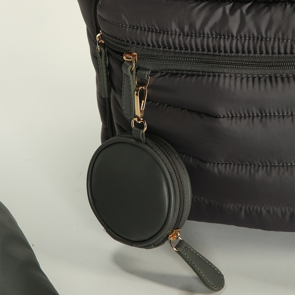 M&Y Puff Anne Bebek Bakım Sırt Çantası 7335 Gri - 4