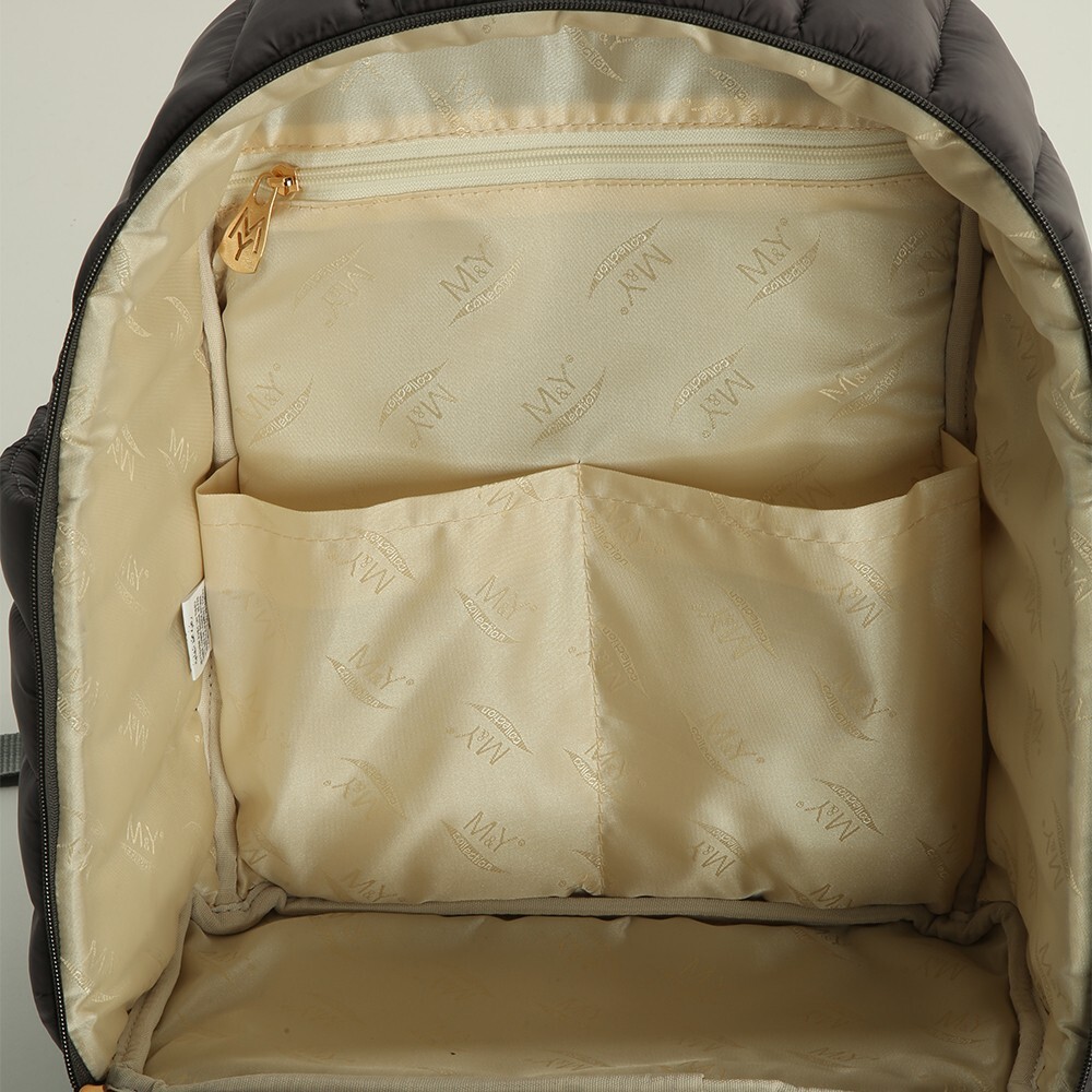 M&Y Puff Anne Bebek Bakım Sırt Çantası 7335 Gri - 5