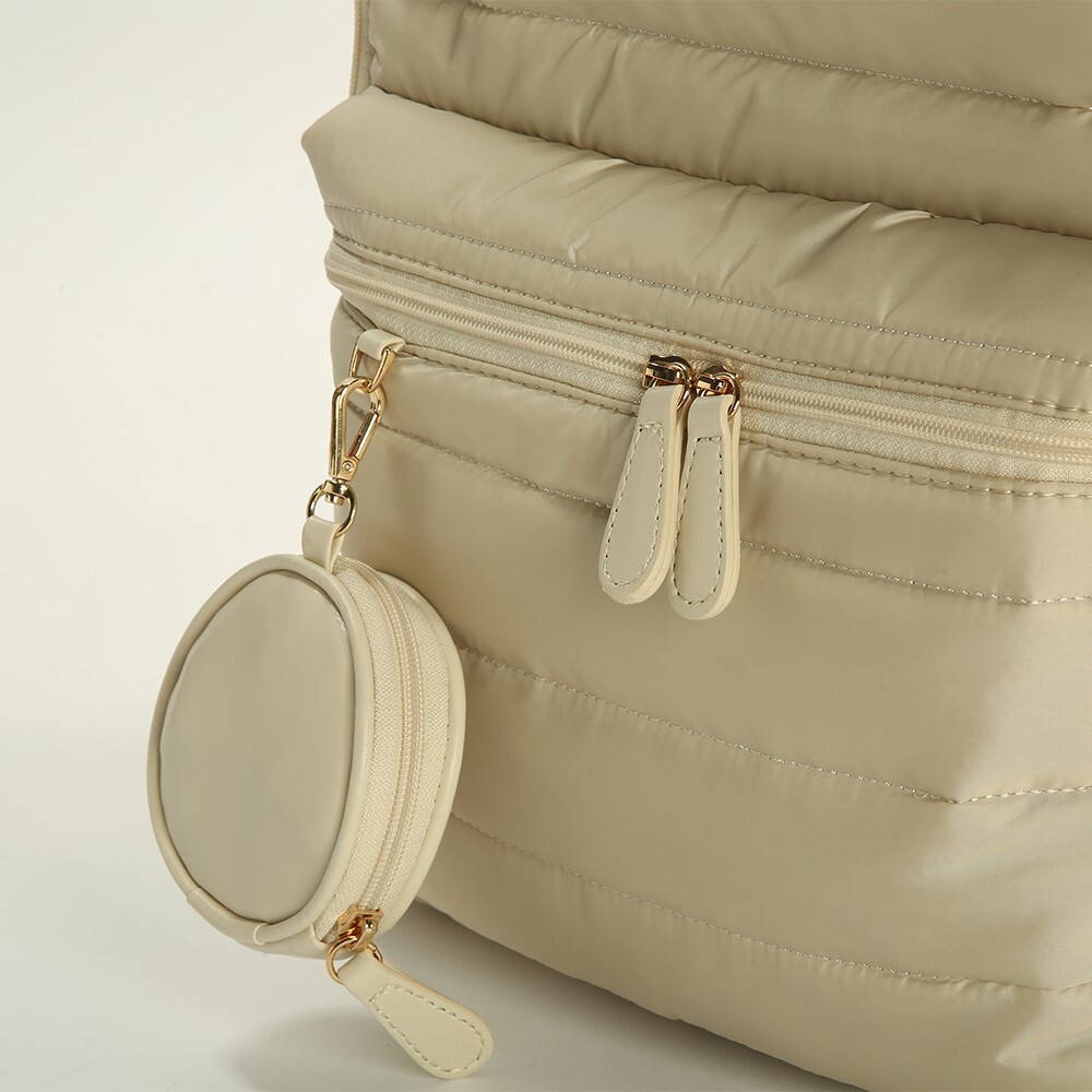 M&Y Puff Anne Bebek Bakım Sırt Çantası 7335 Krem - 4