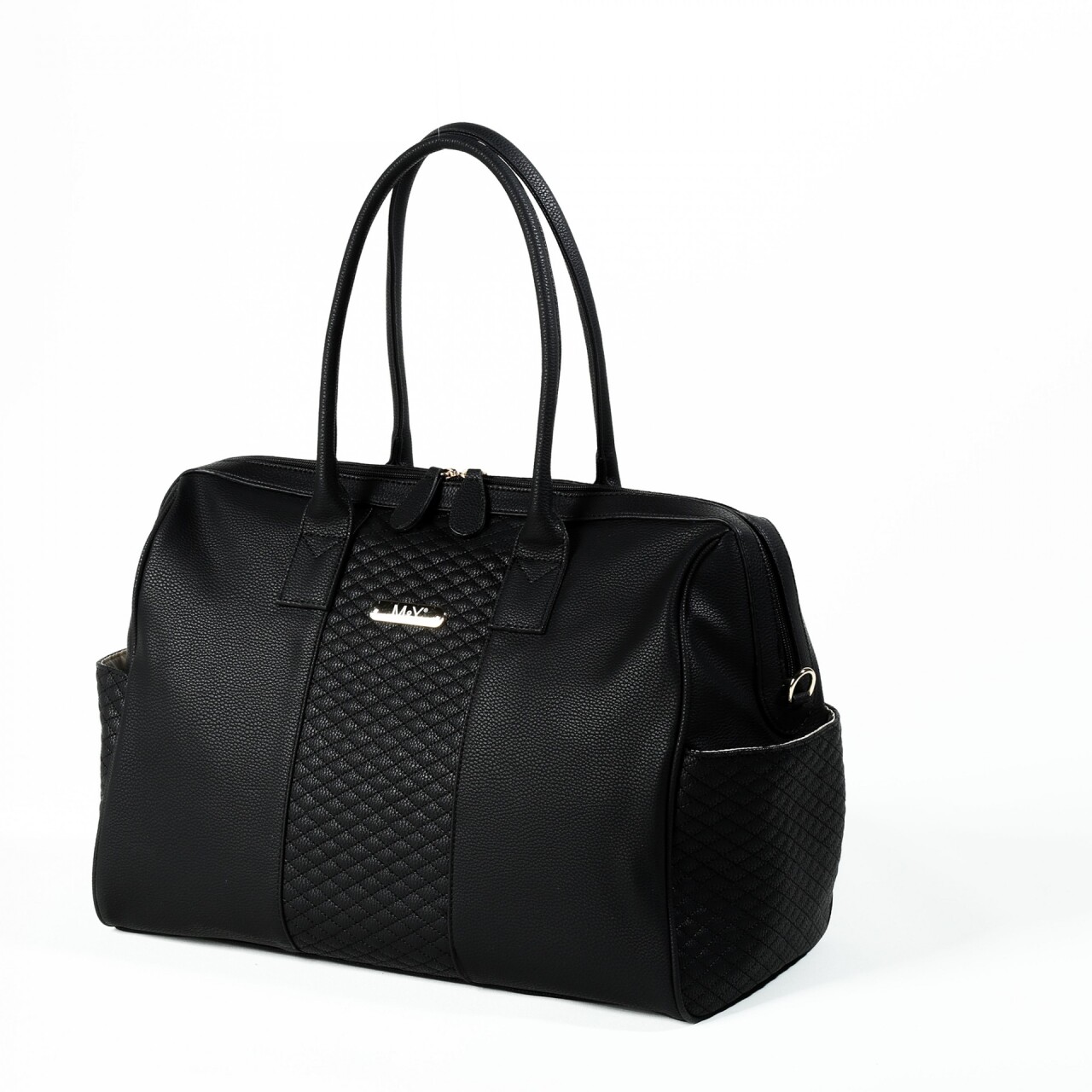 طقم حقائب العناية بالأم والطفل من الجلد من إم آند واي جايا، رقم 7240، أسود - 2