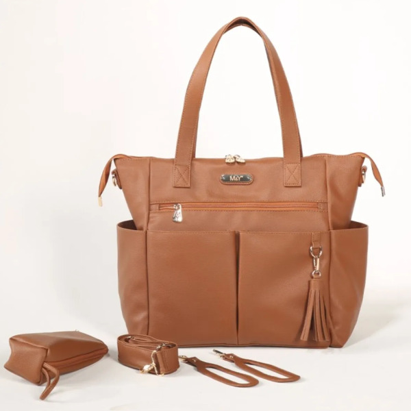 M&Y Victory Deri Anne Bebek Bakım Çantası 7210 Taba - M&Y