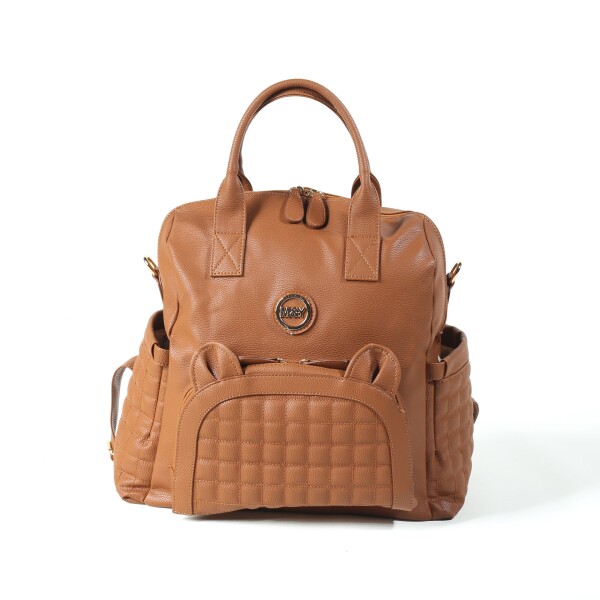 M&Y Kitty Deri Anne Bebek Bakım Sırt Çantası 7271 Taba - M&Y