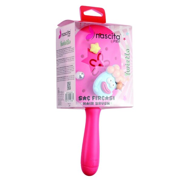 فرشاة شعر ناسيتا تويستلو باللون الأحمر - 4