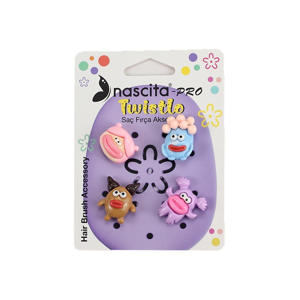 ناسيتا تويستلو طقم اكسسوار، 4 قطع، احمر - 1