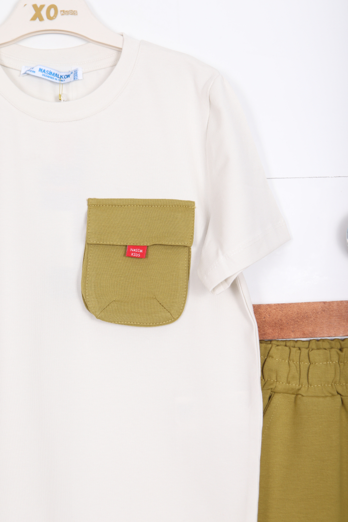 Erkek Çocuk Eşofman Takım 6-15 Yaş 2073 Gri - 3