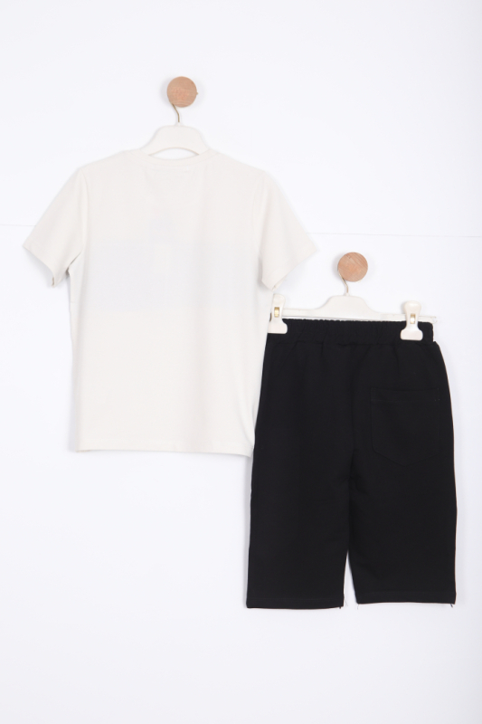 Erkek Çocuk Eşofman Takım 6-15 Yaş 2077 Gri - 2