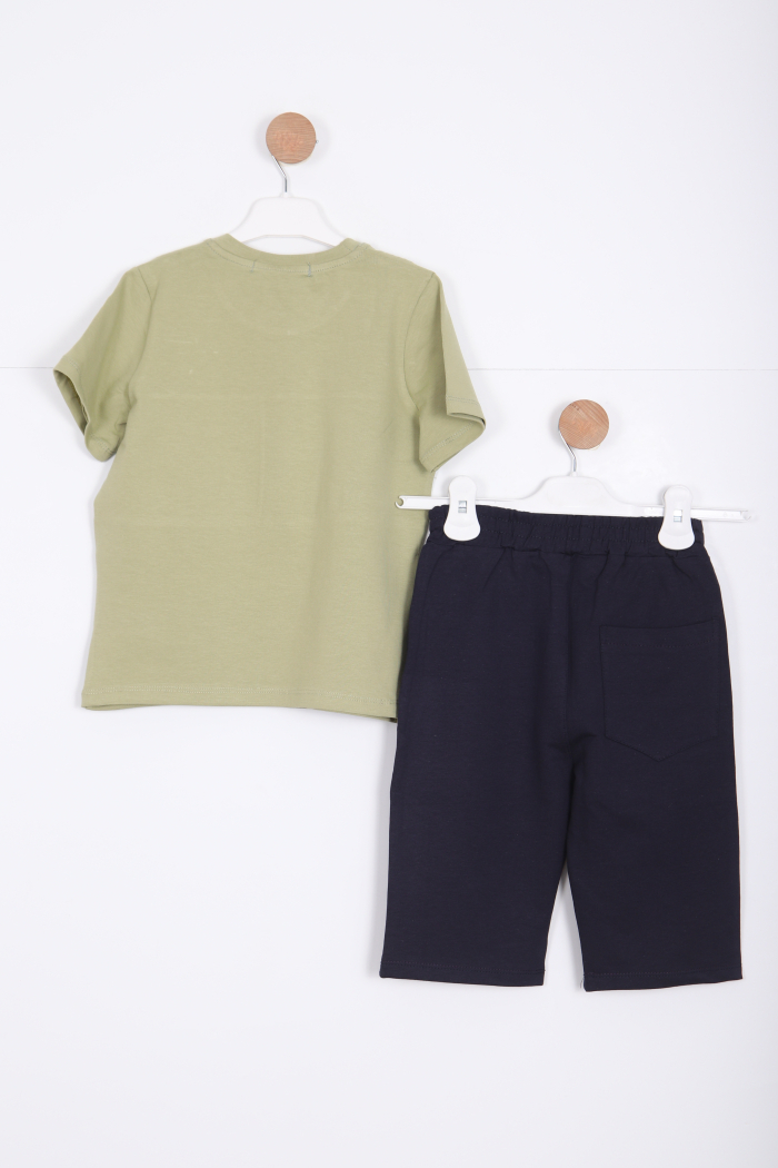 Erkek Çocuk Eşofman Takım 6-15 Yaş 2077 Fıstık Yeşil - 3