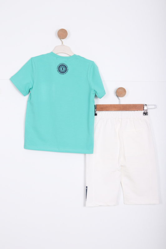 Erkek Çocuk Eşofman Takım 6-15 Yaş 2076 Turkuaz - 2