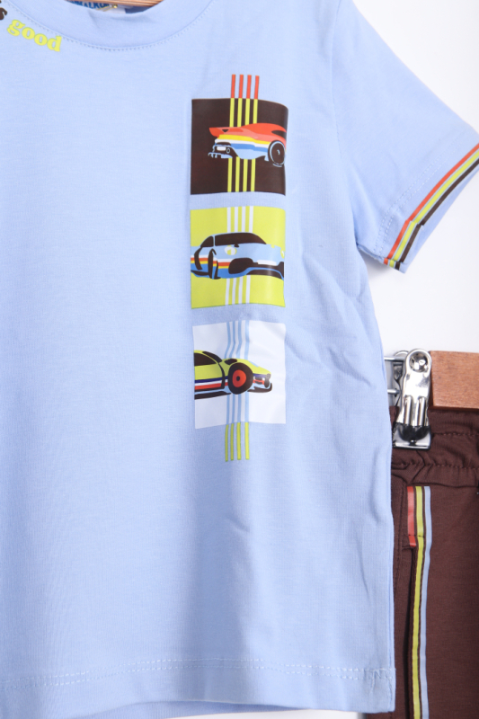 Erkek Çocuk Eşofman Takım 3-14 Yaş 1133 Mavi - 3