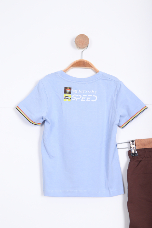 Erkek Çocuk Eşofman Takım 3-14 Yaş 1133 Mavi - 5