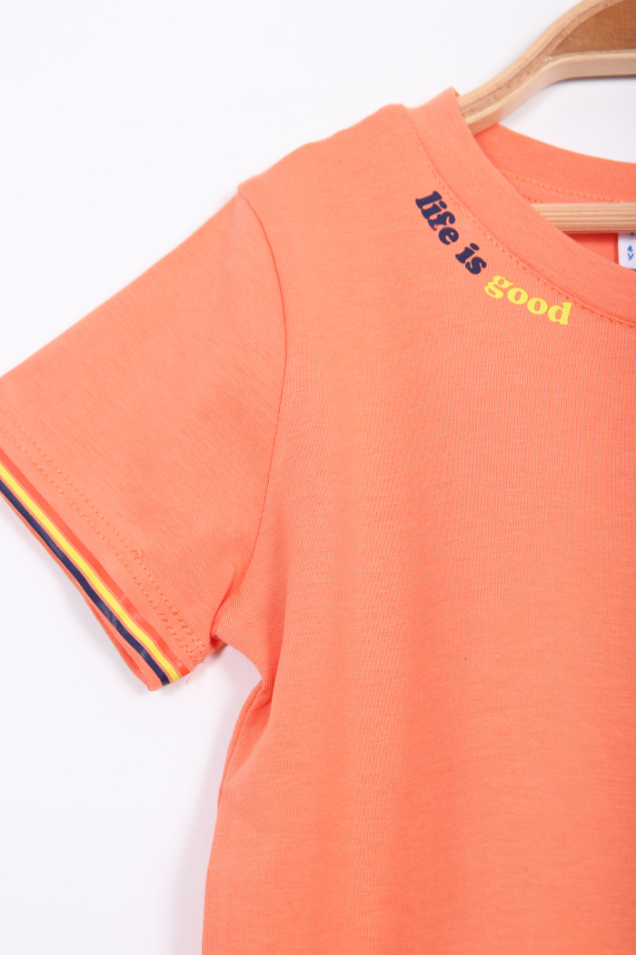 Erkek Çocuk Eşofman Takım 3-14 Yaş 1133 Turuncu - 2