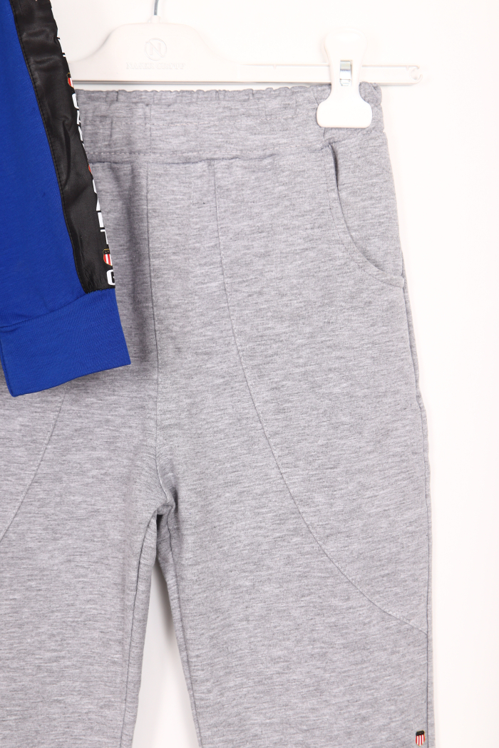 Erkek Çocuk Eşofman Takım 7-16 Yaş 1279 Mavi - 6