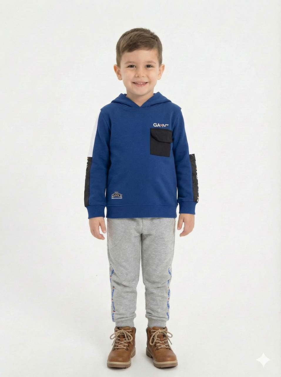 Erkek Çocuk Eşofman Takım 7-16 Yaş 1279 Mavi - 1