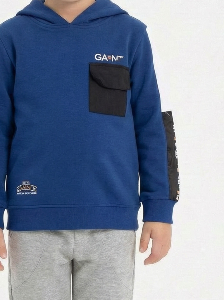 Erkek Çocuk Eşofman Takım 7-16 Yaş 1279 Mavi - 2