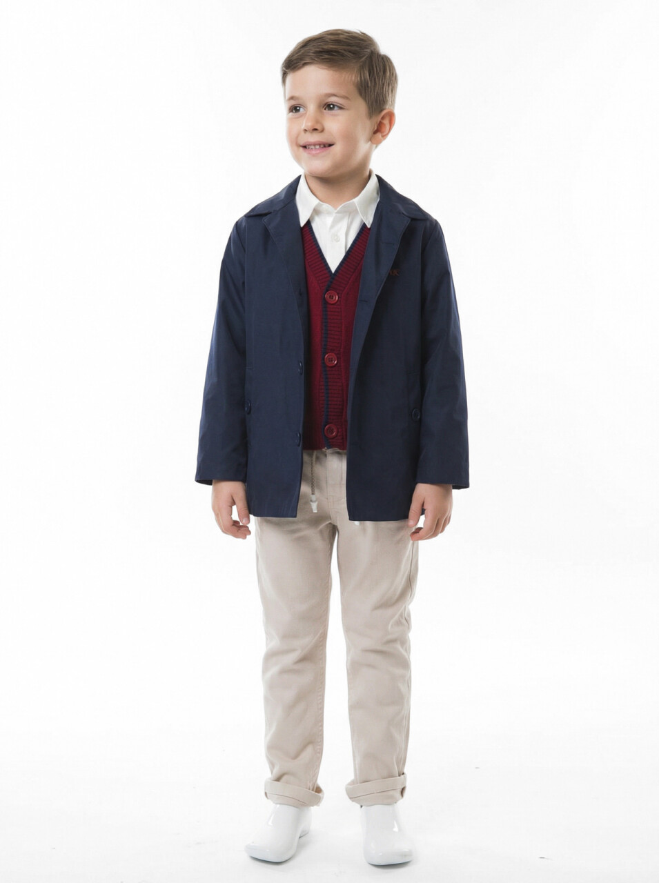 Erkek Çocuk 4'lü Alt Üst Takım 2-5 Yaş 12201 Lacivert - 1