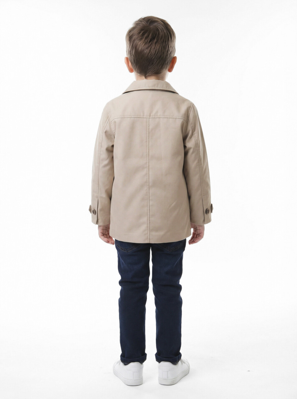 Erkek Çocuk 4'lü Alt Üst Takım 2-5 Yaş 12201 Bej - 2