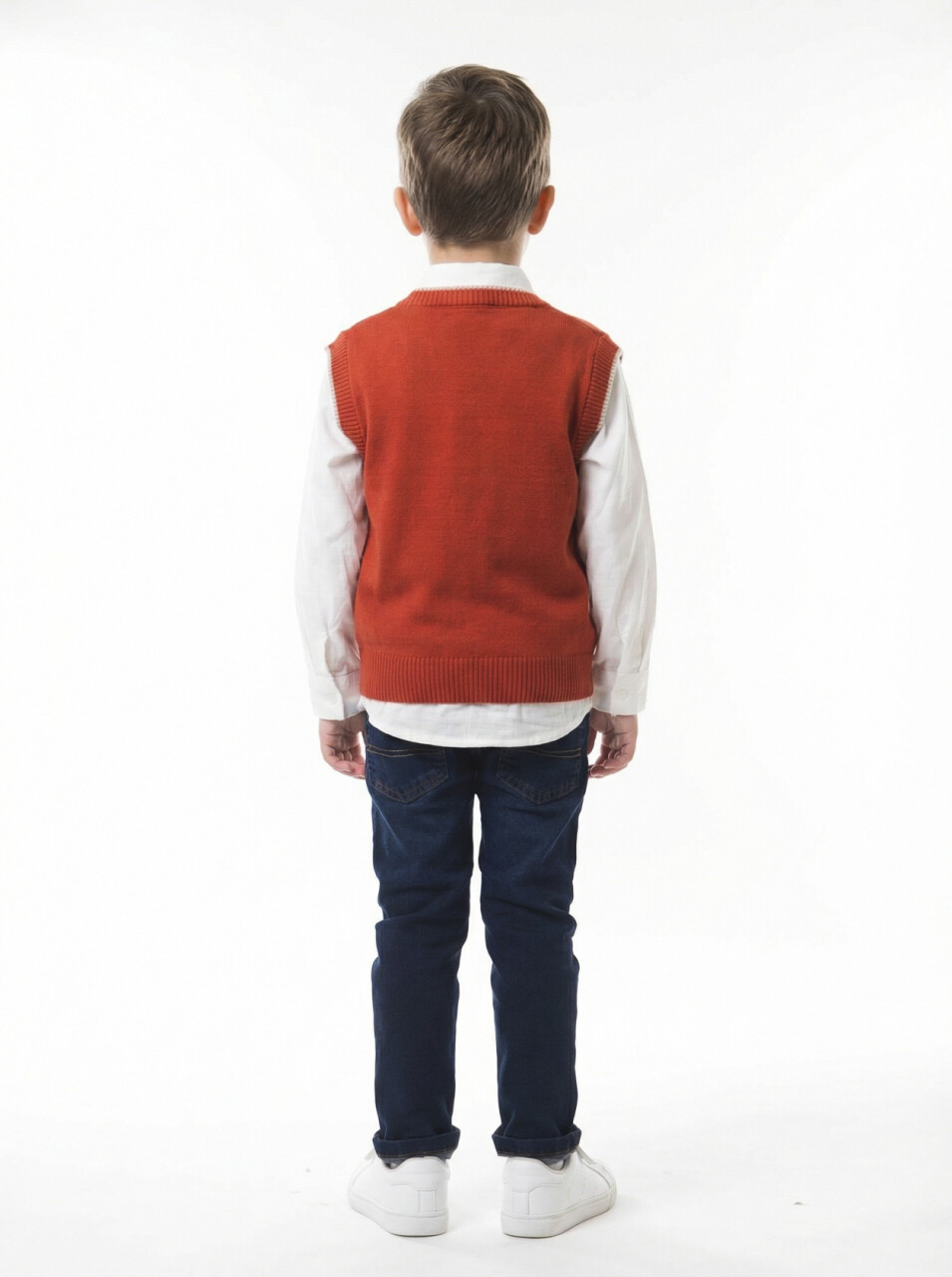 Erkek Çocuk 4'lü Alt Üst Takım 2-5 Yaş 12201 Bej - 4