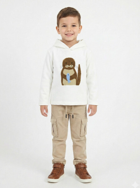 Erkek Çocuk 3'lü Alt Üst Takım 6-9 Yaş 13205 Mavi - 3